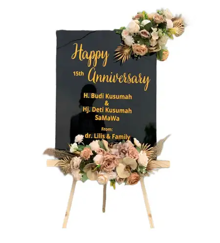 Papan Bunga Akrilik Platar